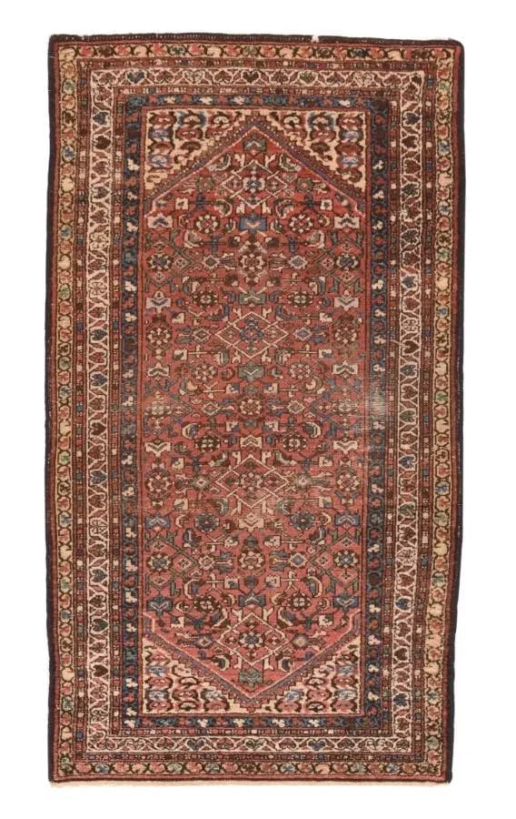 Persian Hammedan Rug-3"²7"³ × 6"²5"³ - 5