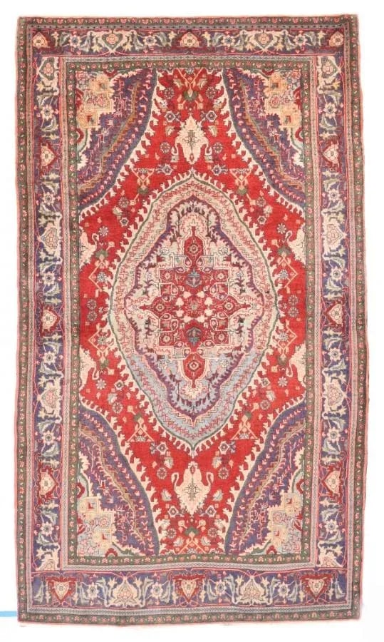 Semi Antique Hand Made Bidjar Persian Rug-4"²5"³ × 7"²7"³ - 5