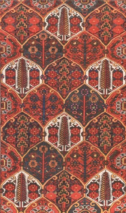 1930s Semi Antique Hand Made Bakhtiari Persian Rug-4"²8"³ × 6"²8"³ - 3