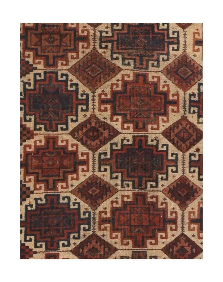 Antique Persian Balouch Tribal Rug 2'9'' X 5'2'' - 4