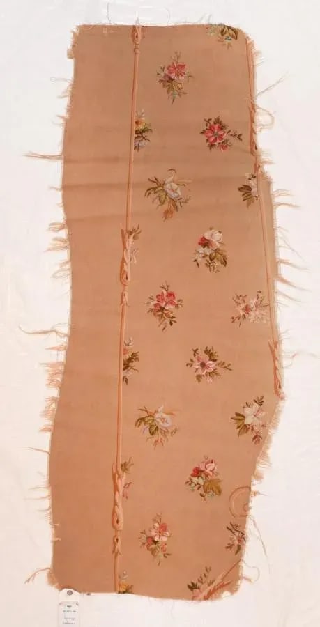 Antique Aubusson French Tapestry Cover Seat (1 of Pair) - 5