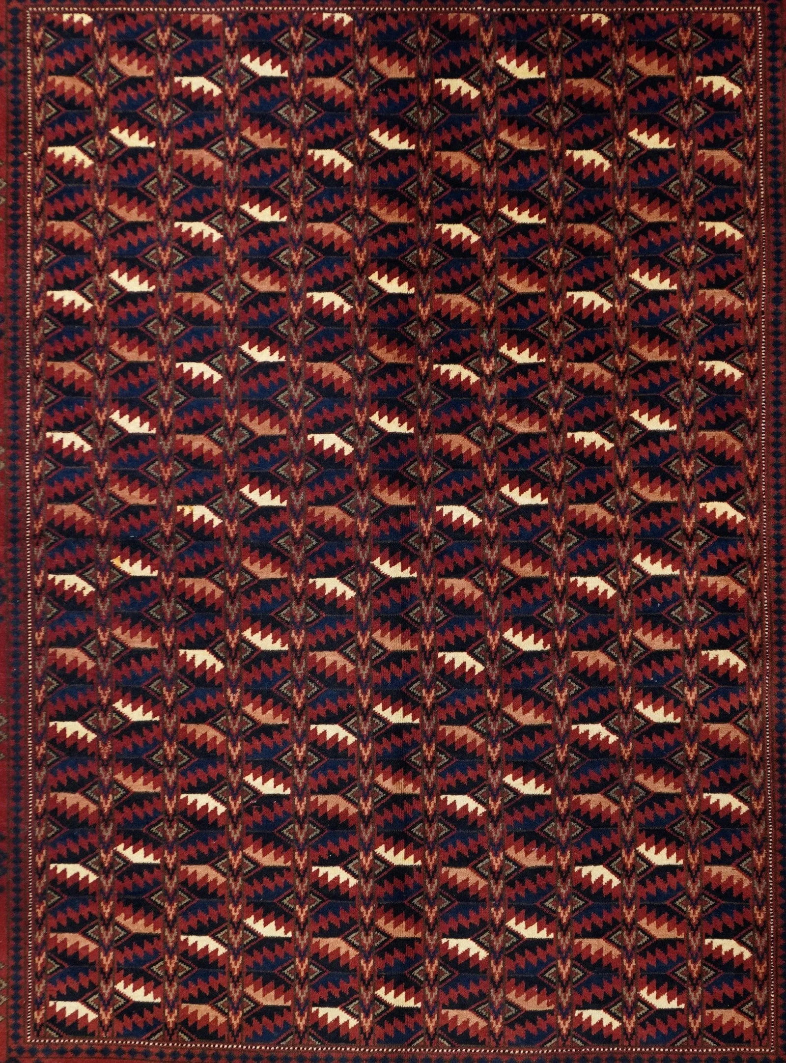 Semi Antique Hand Made Afghani Afghanestan Rug - 4