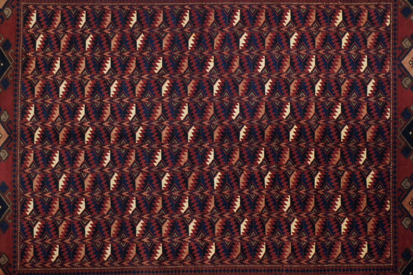 Semi Antique Hand Made Afghani Afghanestan Rug - 7