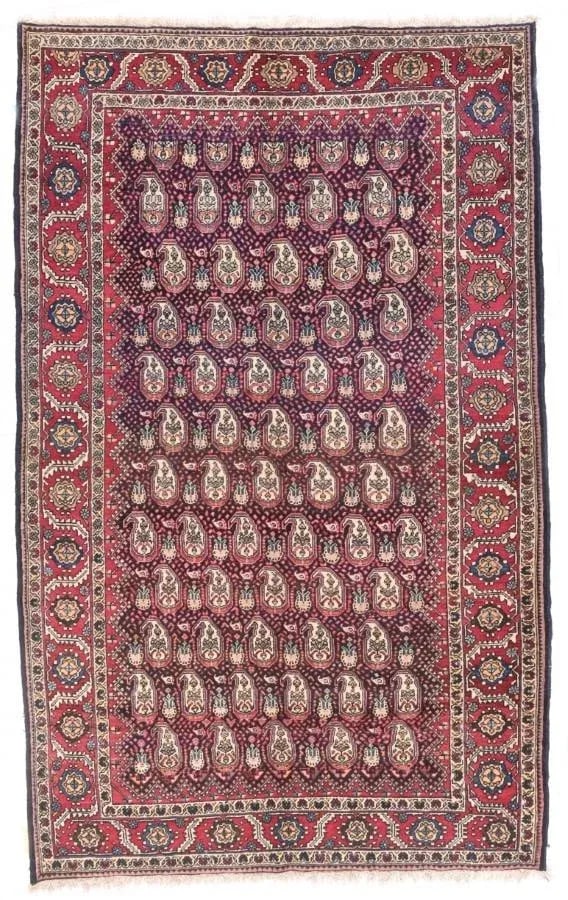 1930s Semi Handmade Mahal Persian Rug- 5"²1"³ × 8"²10"³ - 5