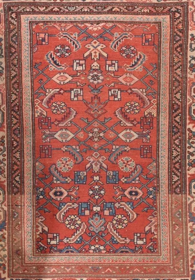1920s Antique Handmade Malayer Persian Rug- 5"²3"³ × 6"²3"³ - 2