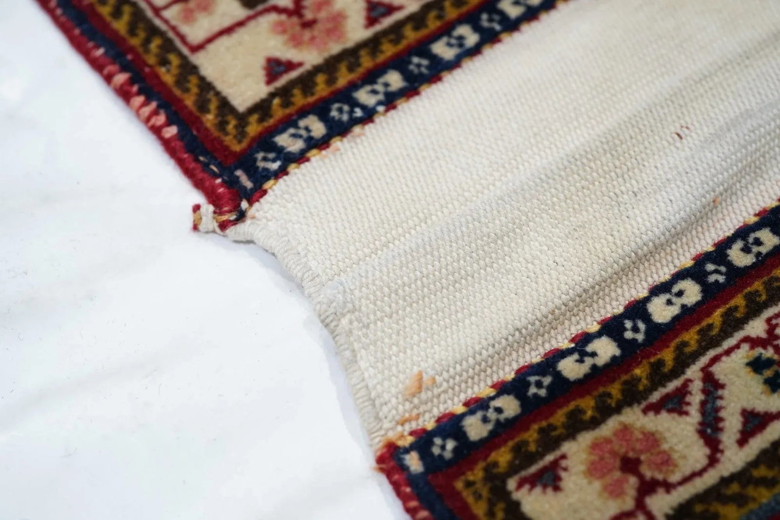 Extremely Fine Pair of Saddle Bag Persian Kashkouli Rug 2'0" X 4'0" - 4