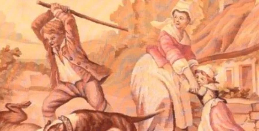 Late 19th Century Antque Pictorial French Tapestry - 4