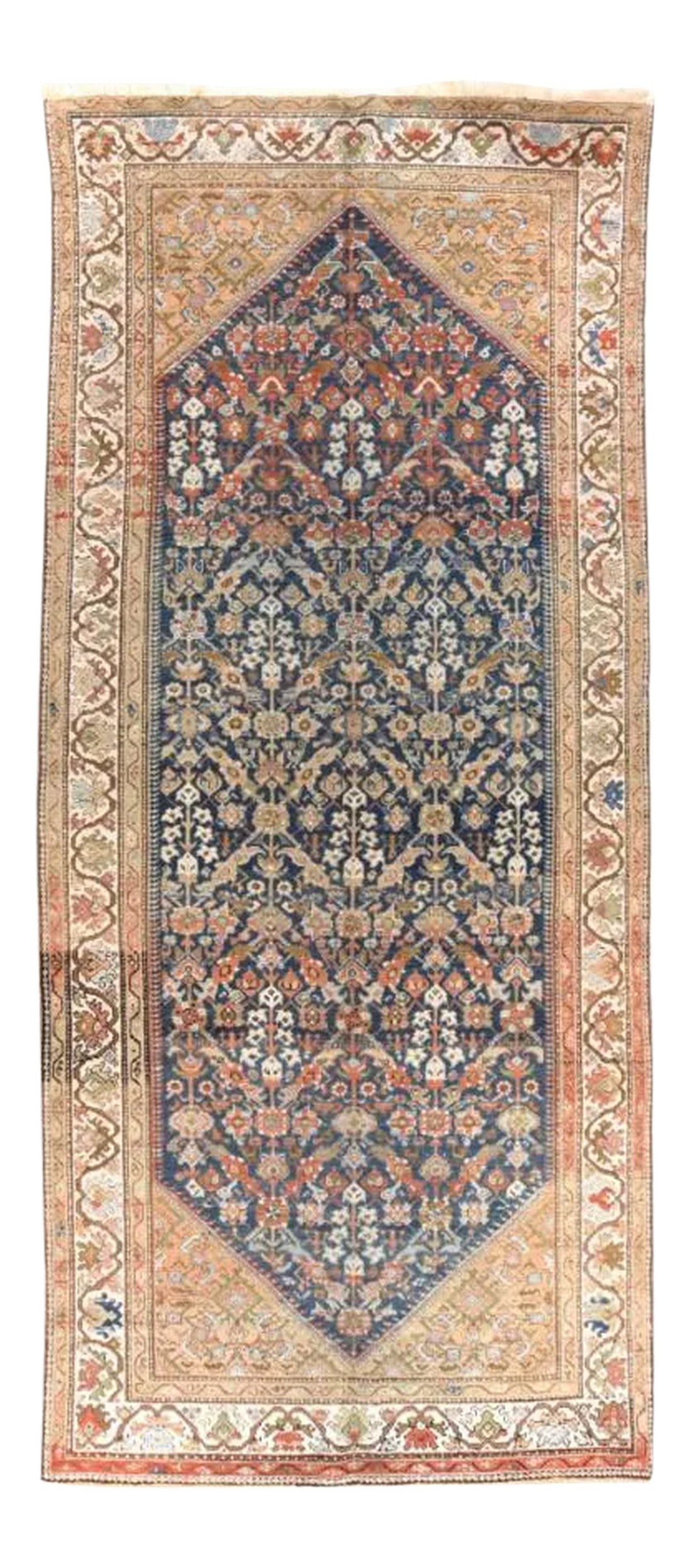 Antique Hand Made Malayer Persian Rug- 5"²3"³ × 12"² (1 of 5)