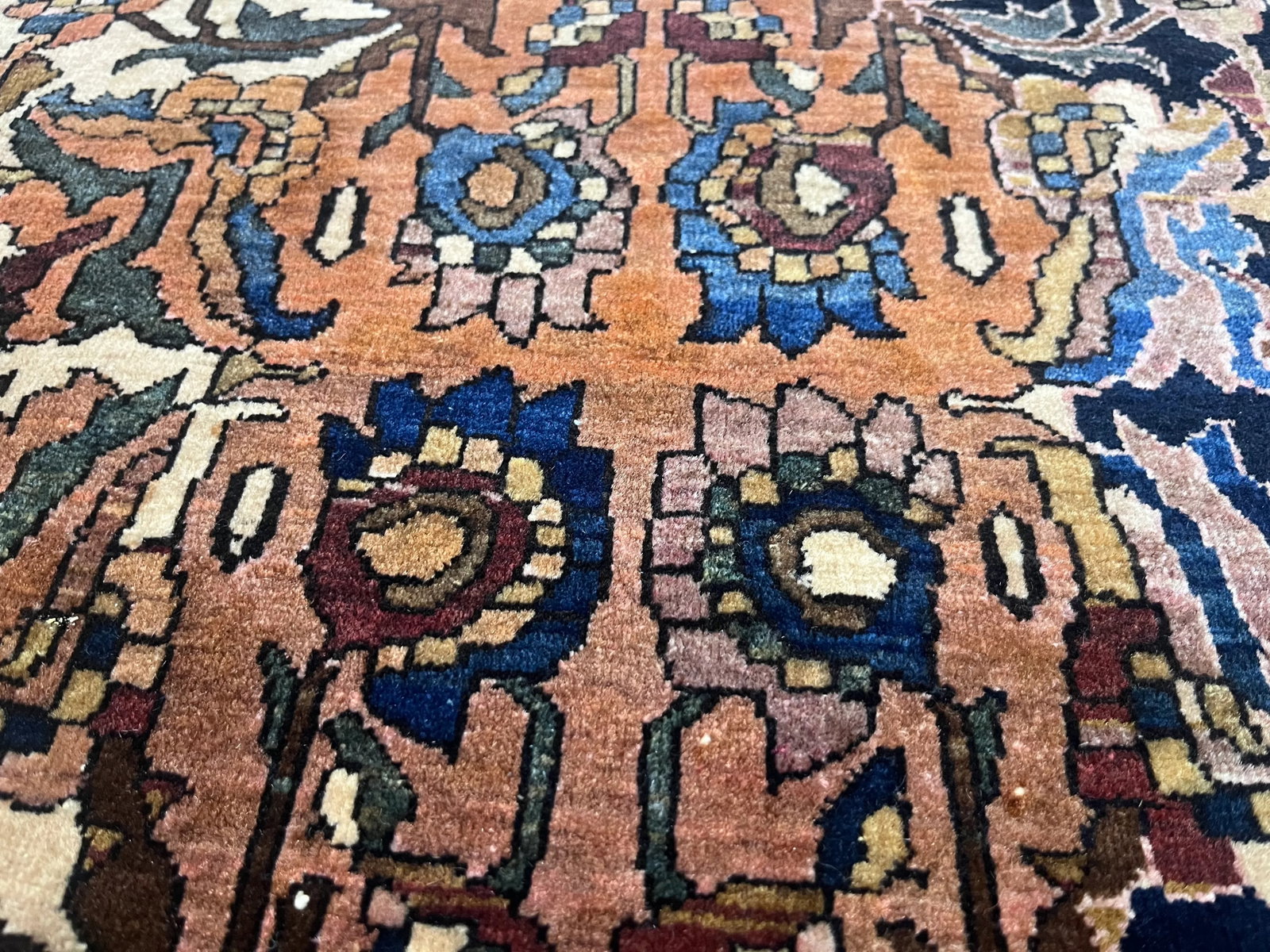 Fine Antique Persian Farahan Sarouk Rug 4'3" X 6'4" - 10