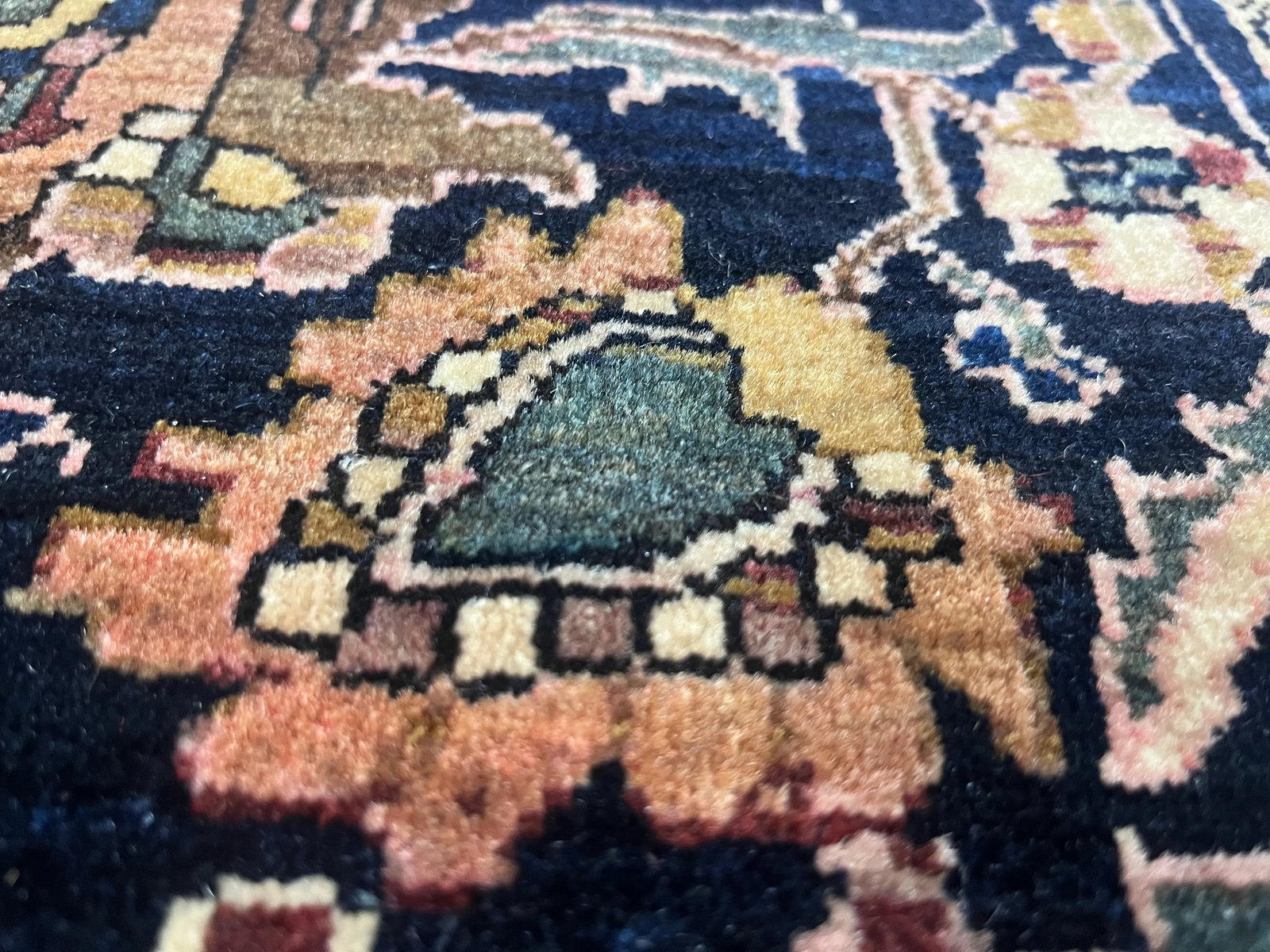 Fine Antique Persian Farahan Sarouk Rug 4'3" X 6'4" - 11
