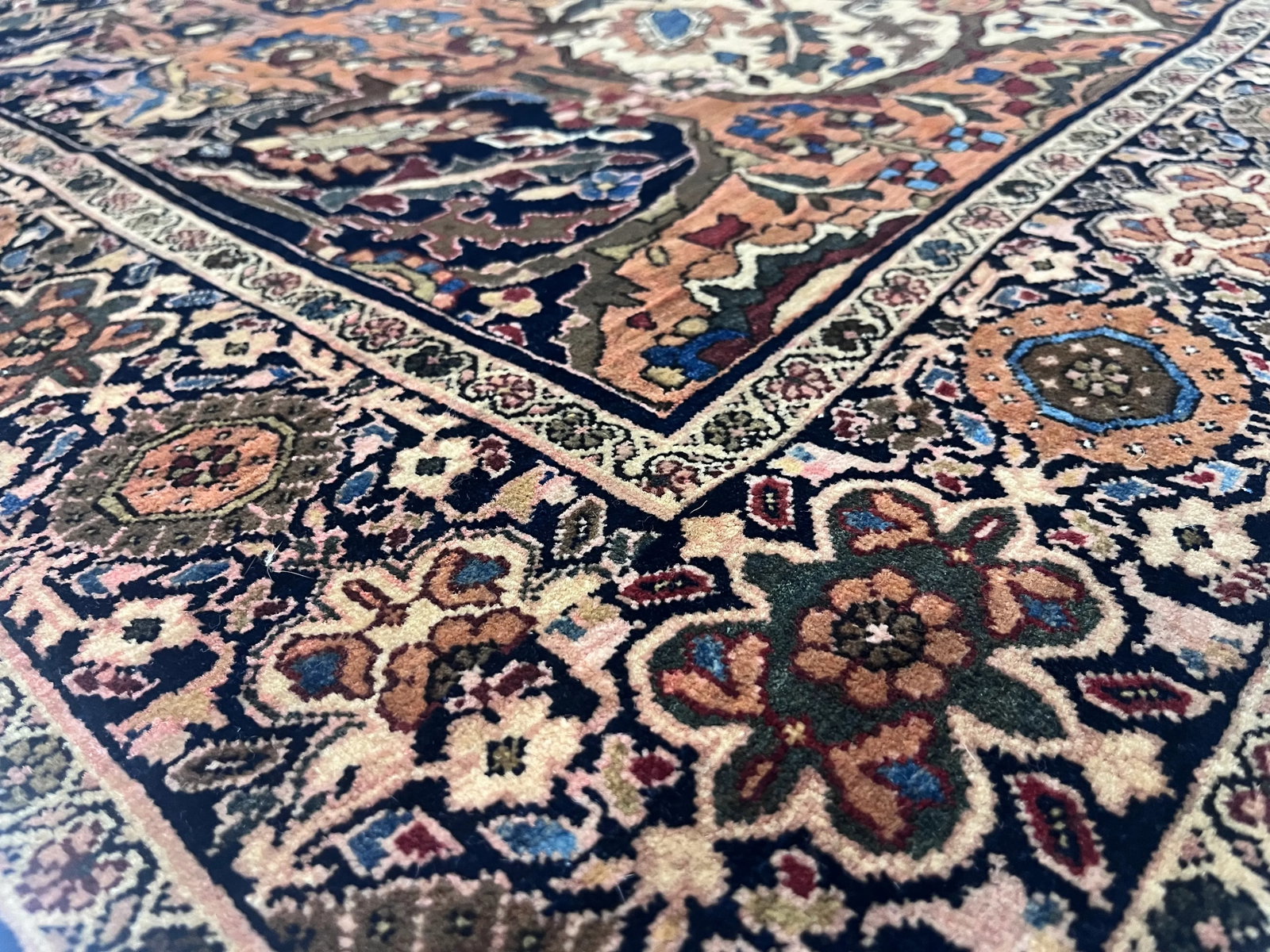 Fine Antique Persian Farahan Sarouk Rug 4'3" X 6'4" - 6