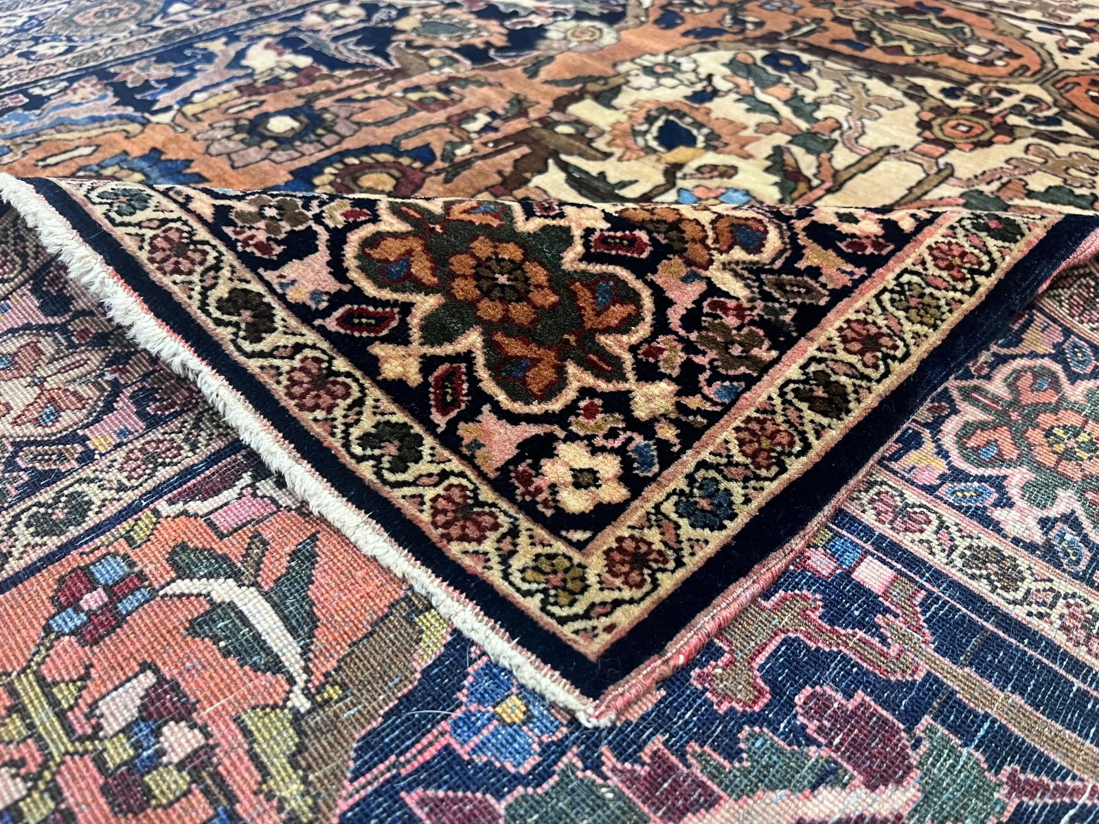 Fine Antique Persian Farahan Sarouk Rug 4'3" X 6'4" - 9