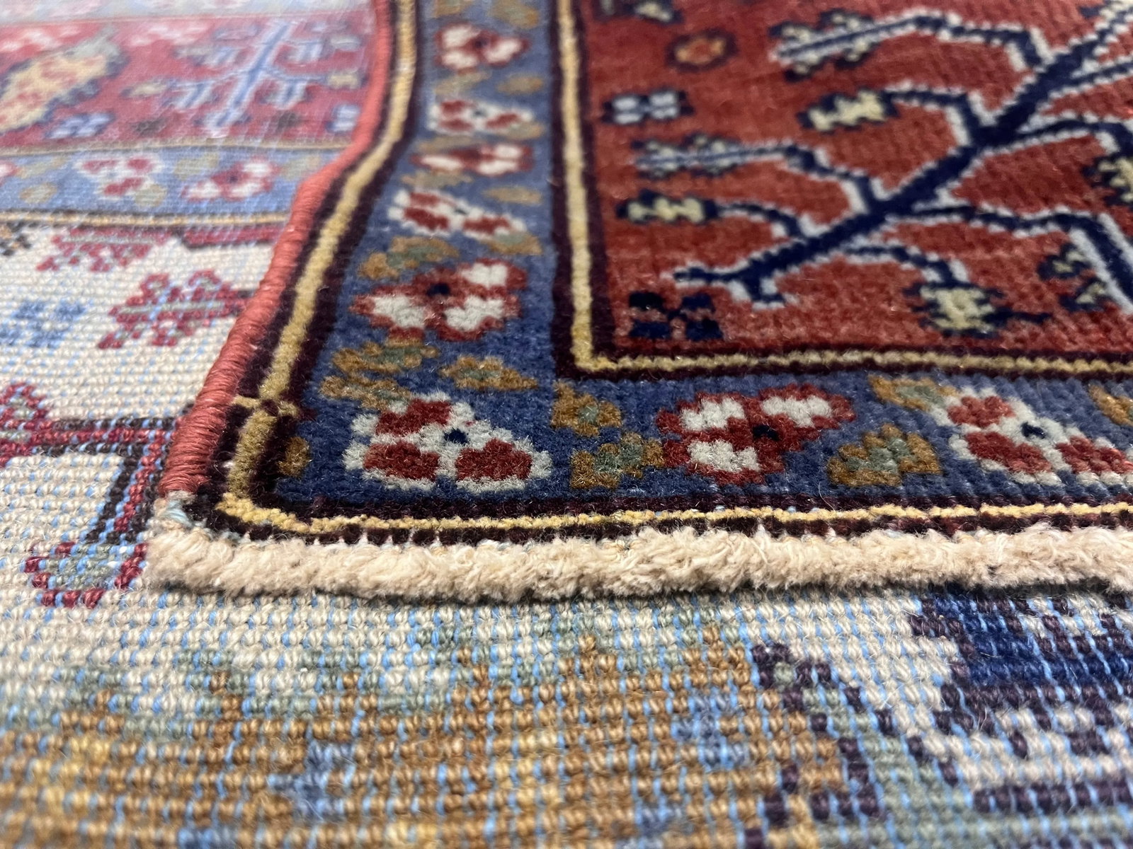 Vintage Turkish Sivas Rug 5'2" X 7'1" - 4