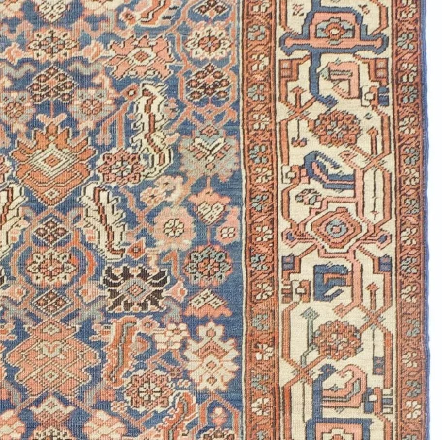 Antique Persian Heriz/Serapi Rug 4'5" X 5'7" - 4
