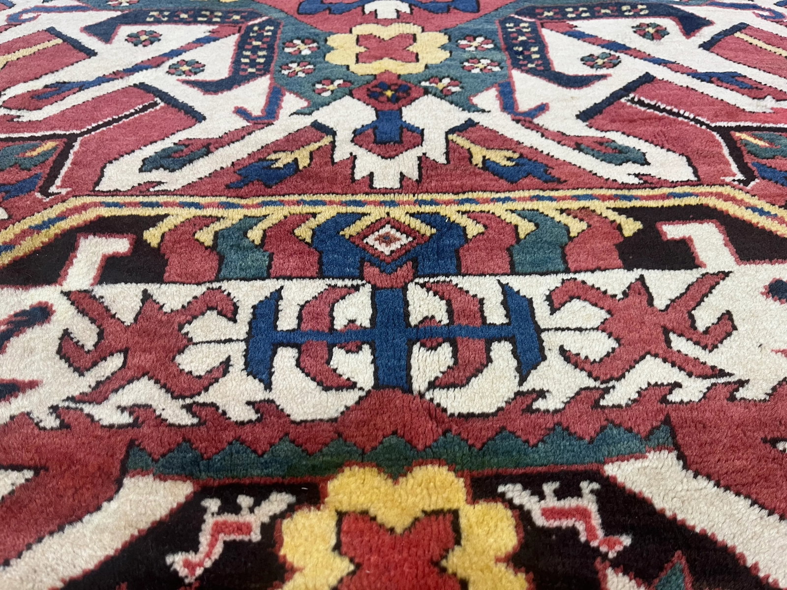 Fine Antique Kazak Wool Rug 4'9" X 7'2" - 8