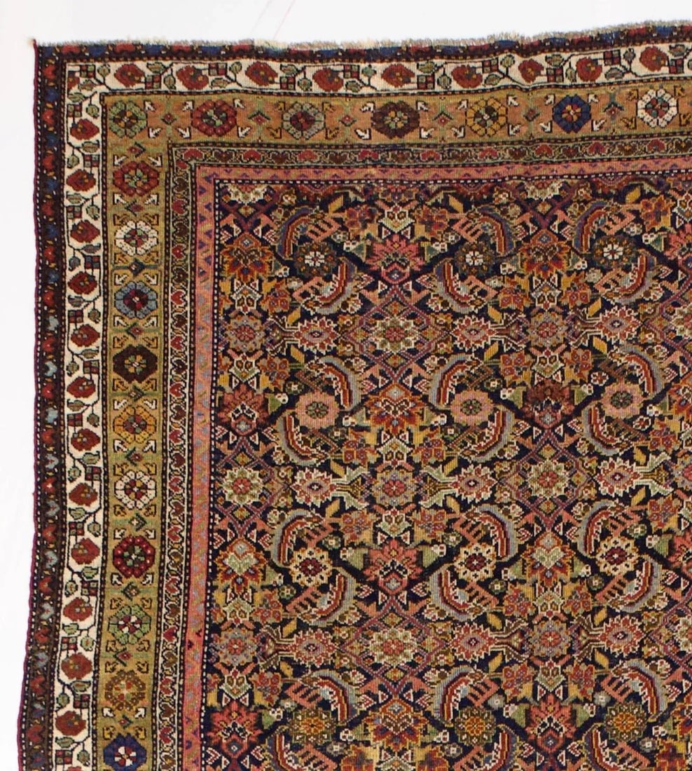 Fine Antique Persian Mahal Rug 6'1" X 15'8" - 3