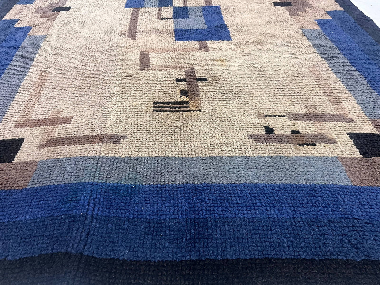 Fine Mid Century French Wool Rug 4'9" X 7'3" - 8