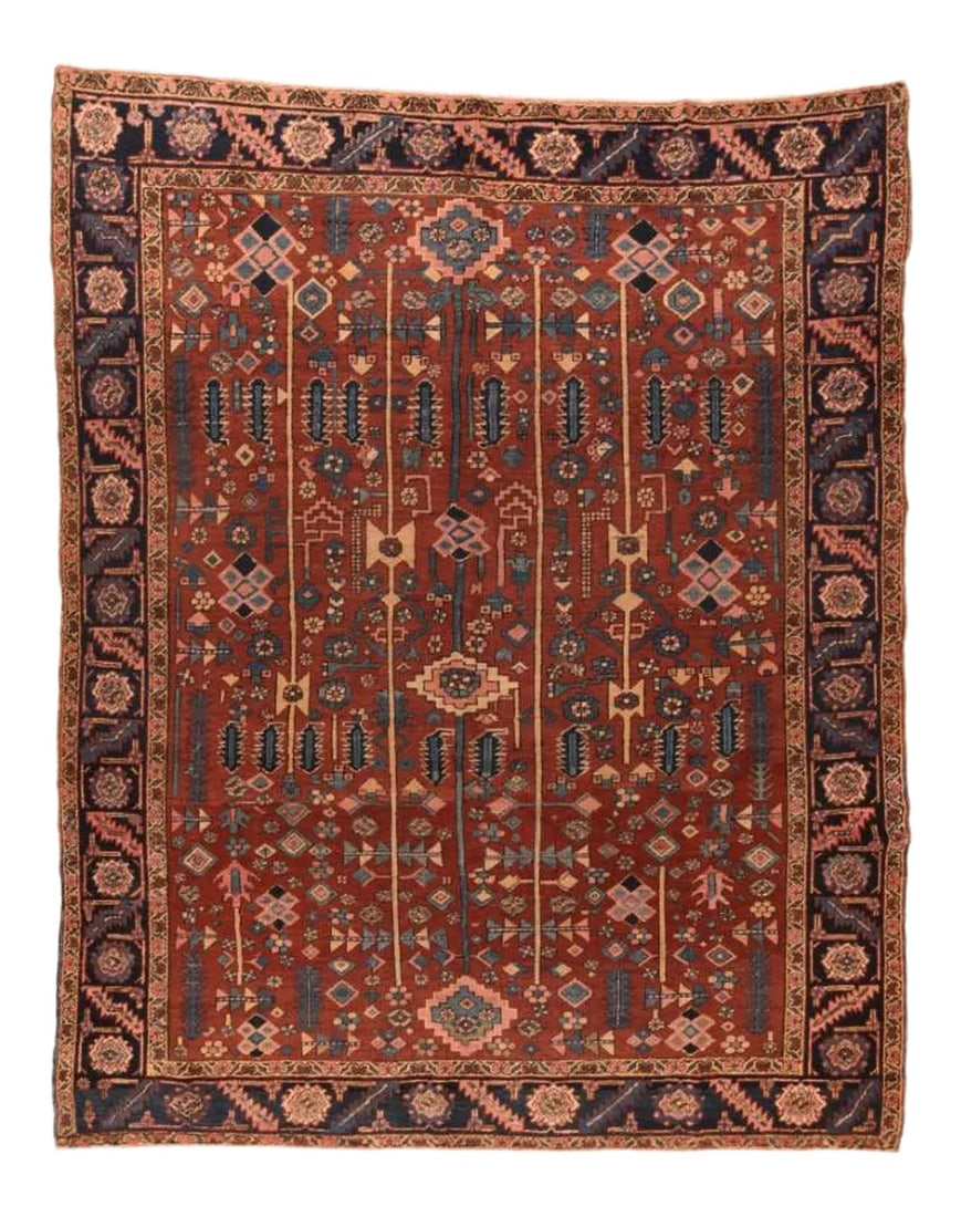 Antique Hand Made Heriz Persian Rug (1 of 12)