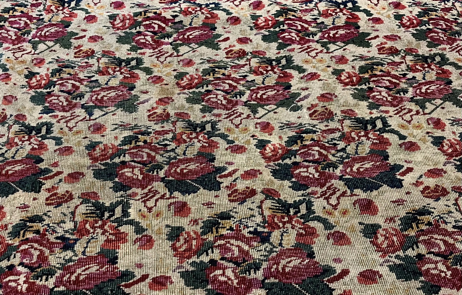 Antique Persian Farahan Rug 4'4" X 6'5" - 3