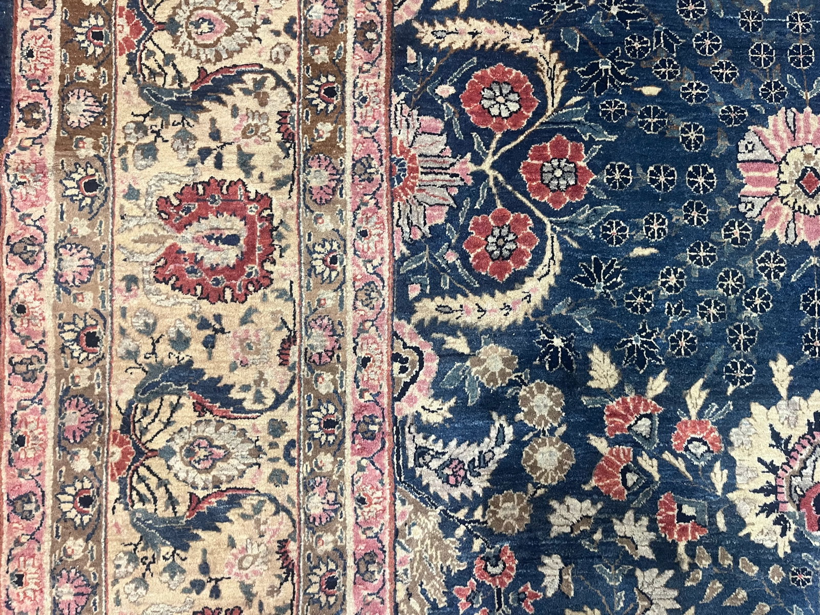 Fine Antique Persian Farahan Sarouk Rug 11'0" X 16'5" - 5