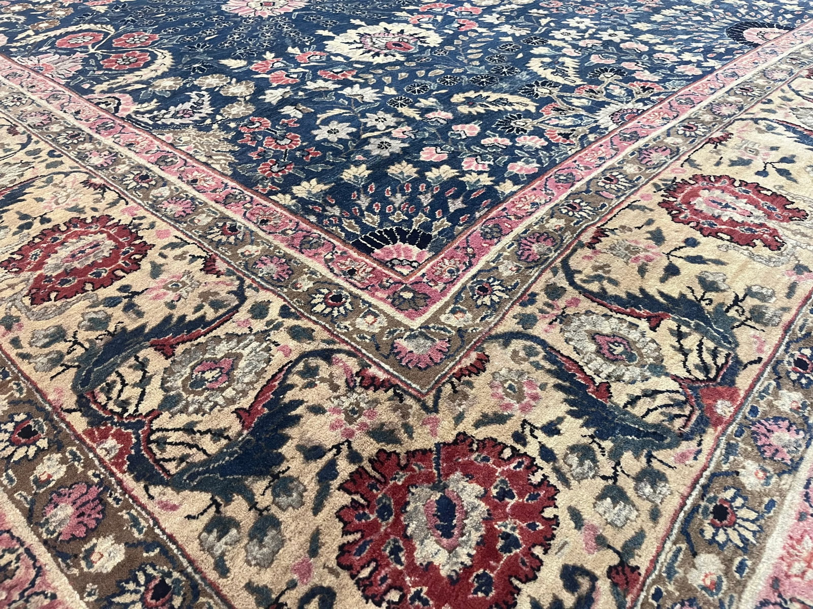 Fine Antique Persian Farahan Sarouk Rug 11'0" X 16'5" - 6