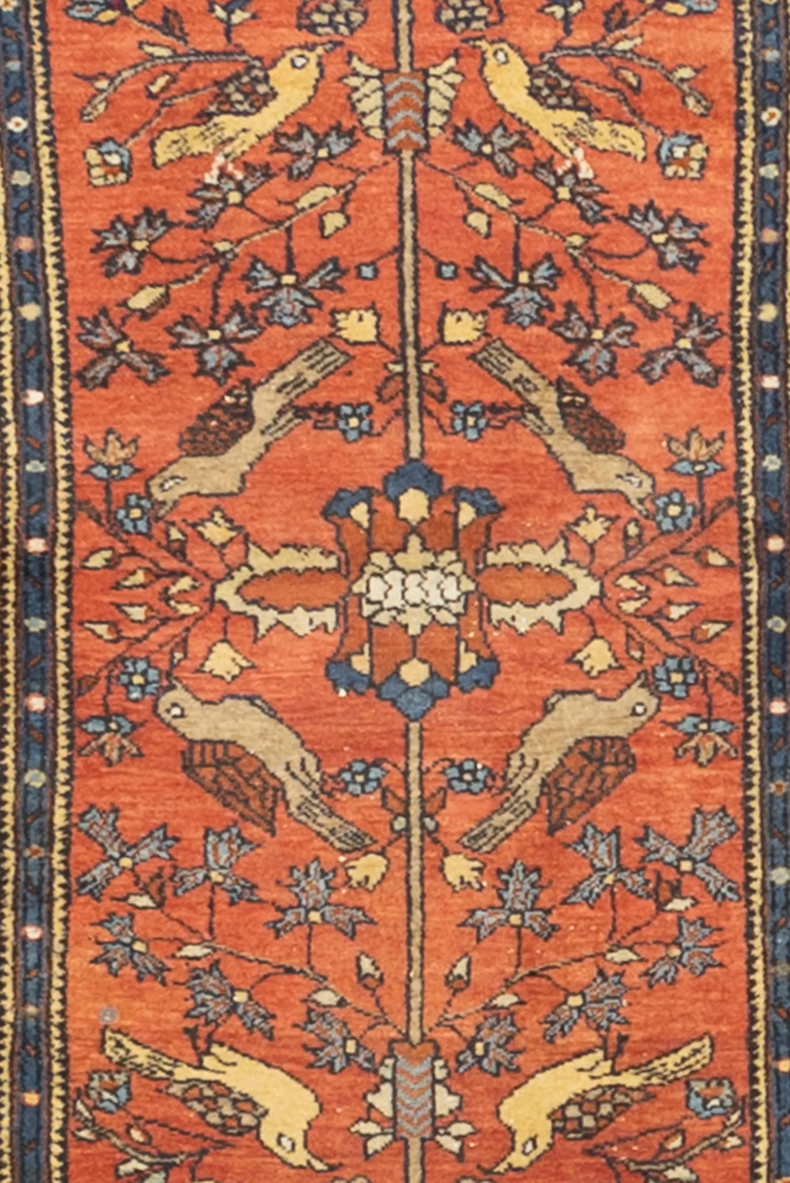 Fine Antique Persian Malayer Wool Rug 3'0" X 5'0" - 2