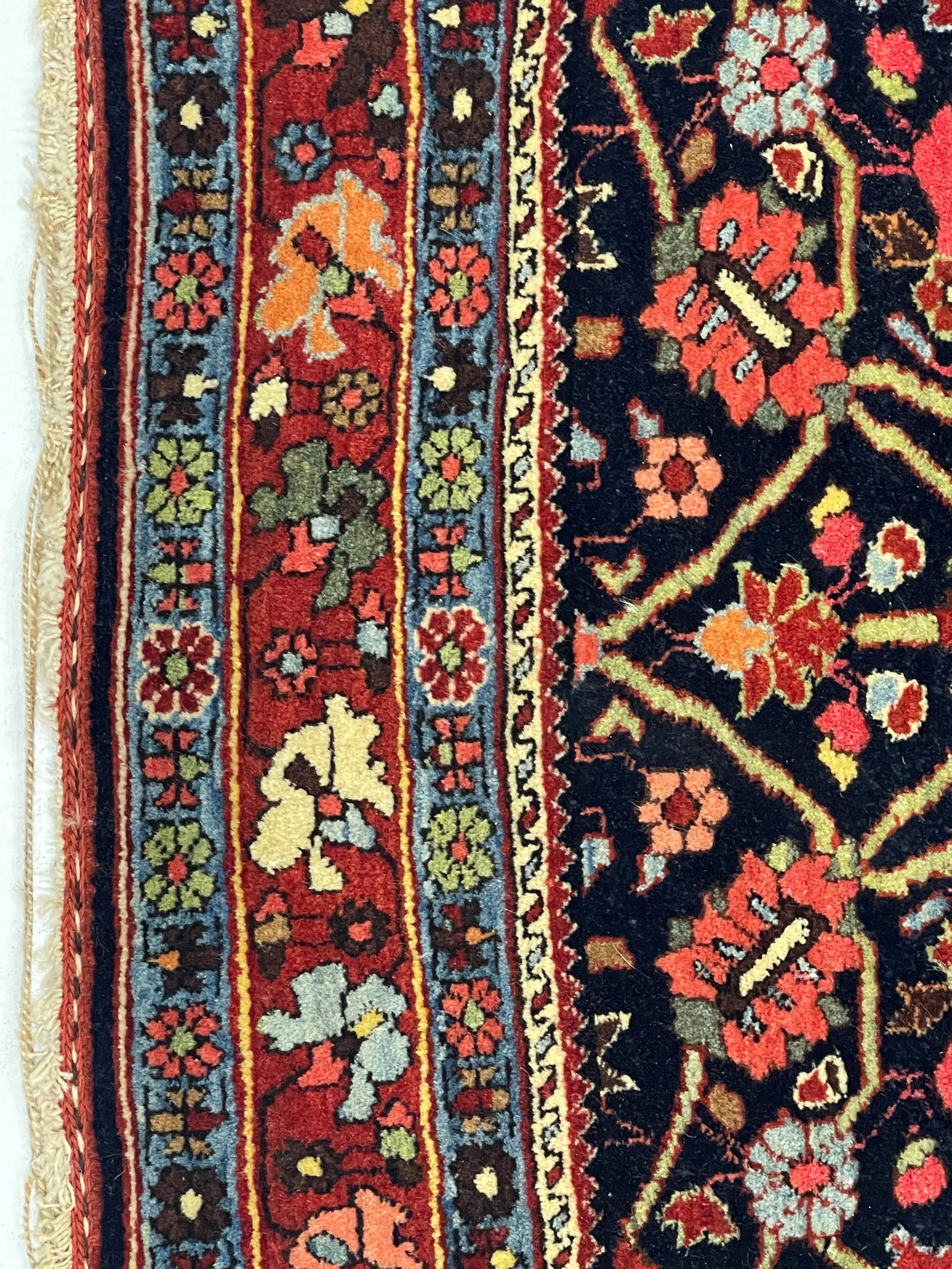 Antique Persian Bidjar Rug 3'7" X 5'2" - 3