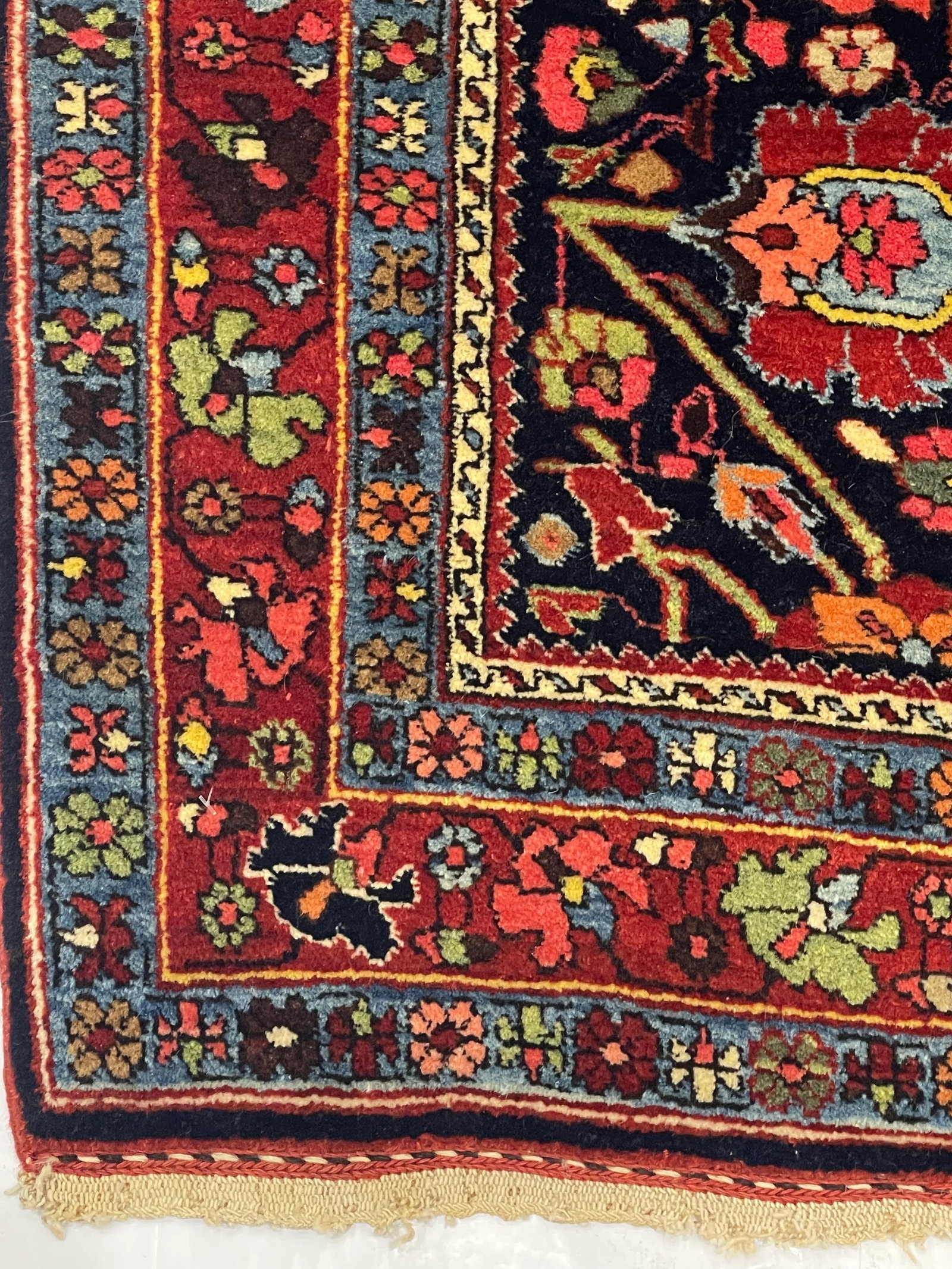 Antique Persian Bidjar Rug 3'7" X 5'2" - 5