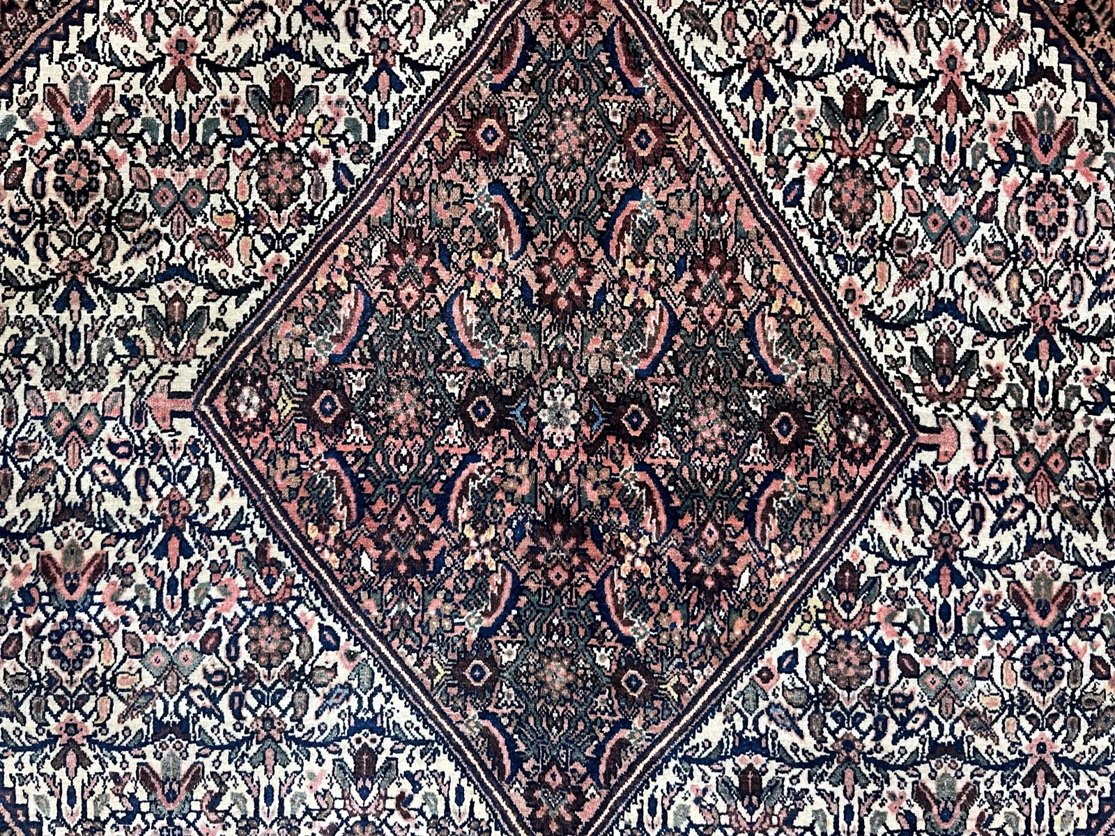 Antique Persian Farahan Sarouk Rug 4'3" X 6'5" - 4