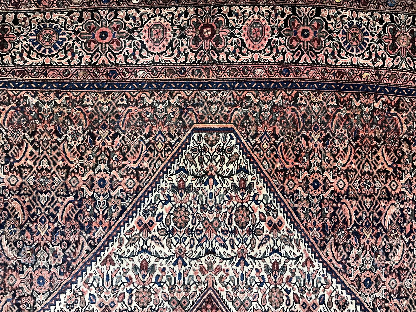 Antique Persian Farahan Sarouk Rug 4'3" X 6'5" - 5