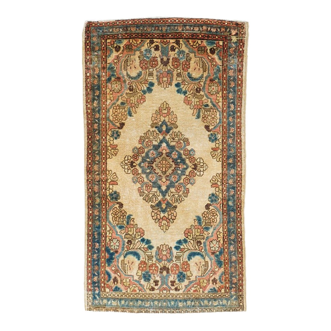 Vintage Persian Sarouk Rug 2'1" X 4'0" (1 of 9)
