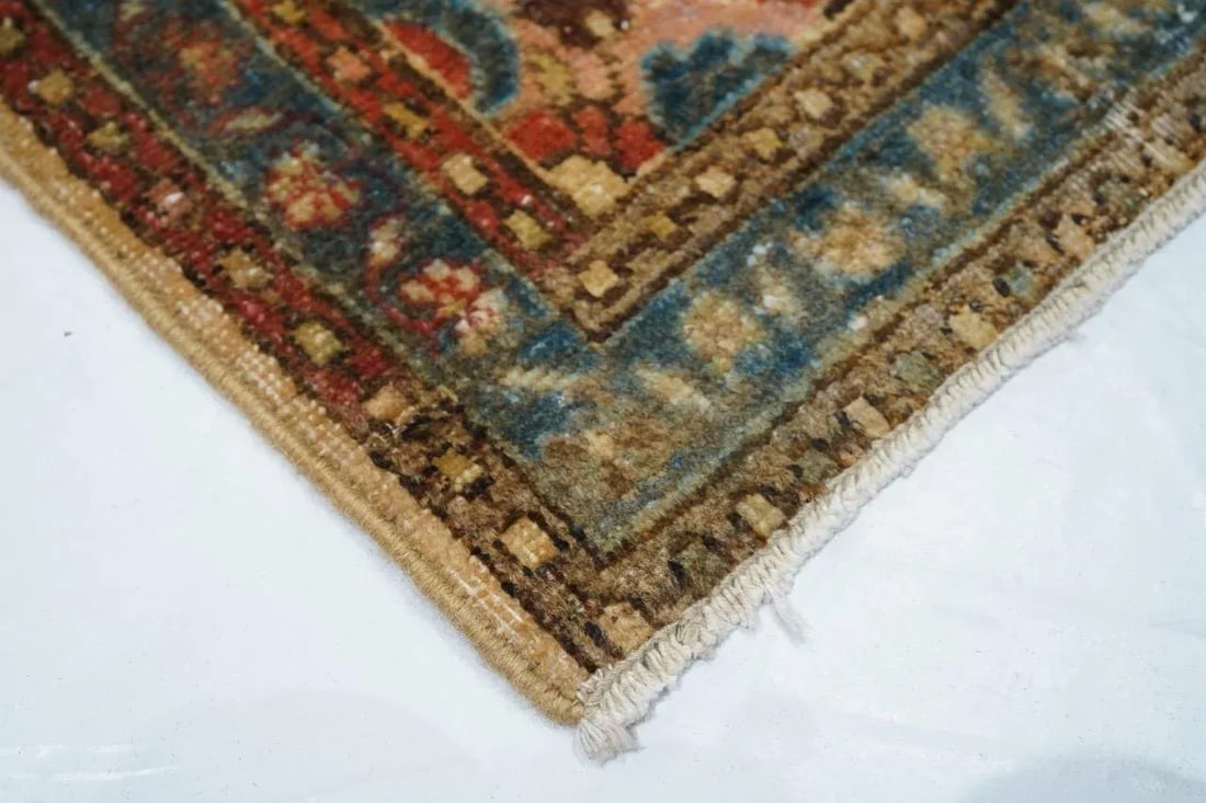 Vintage Persian Sarouk Rug 2'1" X 4'0" - 3