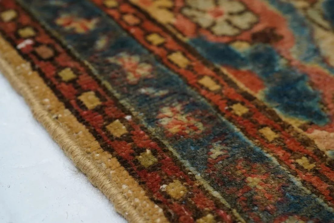 Vintage Persian Sarouk Rug 2'1" X 4'0" - 4