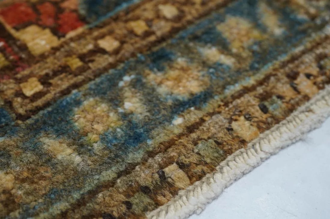 Vintage Persian Sarouk Rug 2'1" X 4'0" - 5