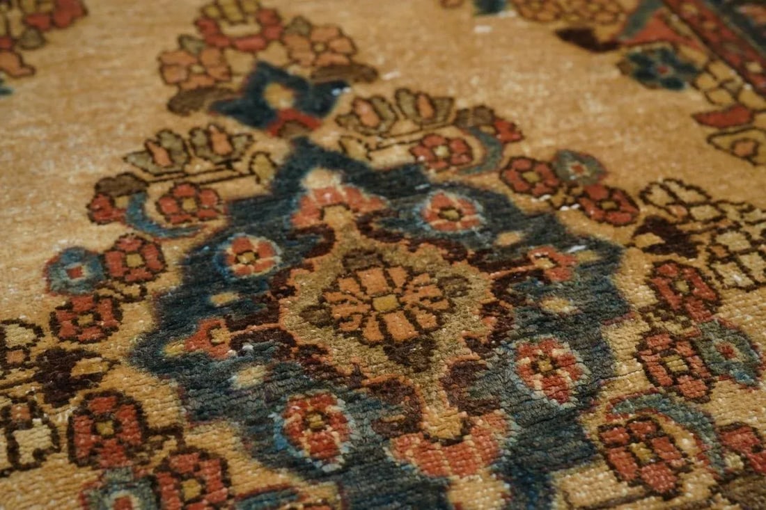 Vintage Persian Sarouk Rug 2'1" X 4'0" - 6