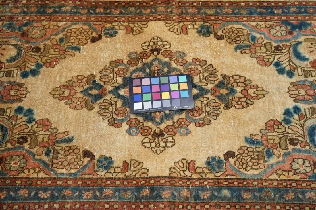 Vintage Persian Sarouk Rug 2'1" X 4'0" - 7