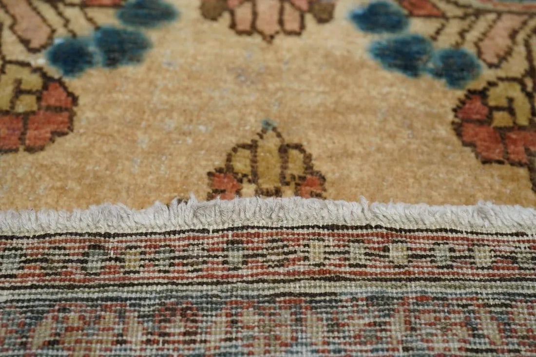 Vintage Persian Sarouk Rug 2'1" X 4'0" - 9