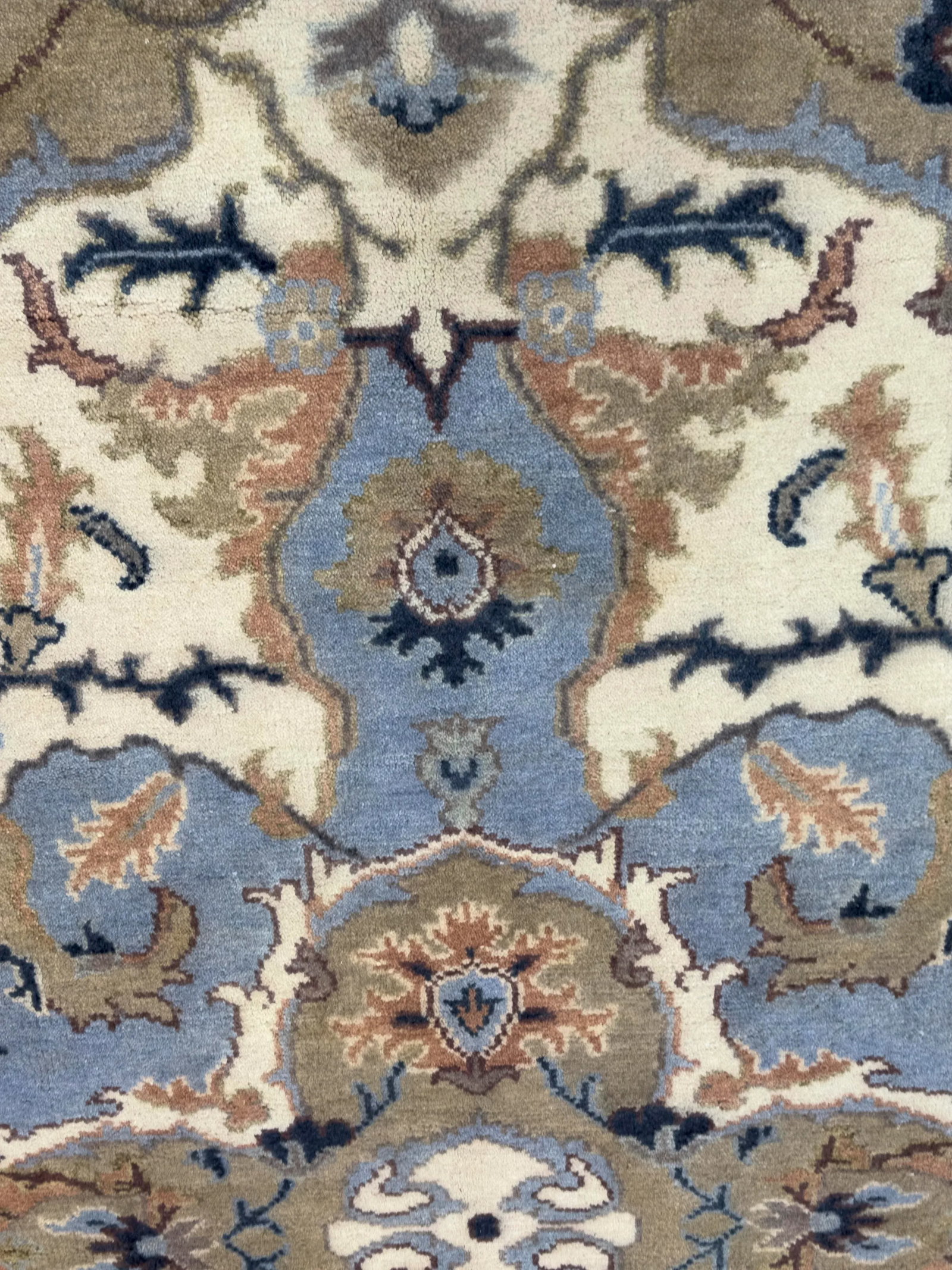 Fine Vintage Indo Kashan Rug 9'3" X 12'3" - 2