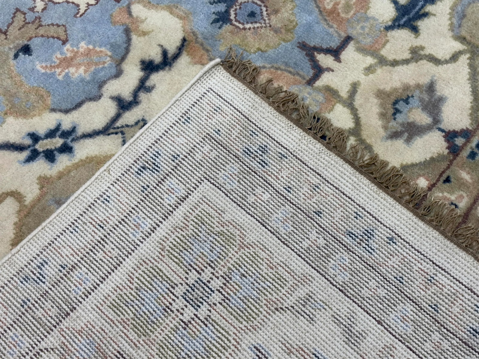 Fine Vintage Indo Kashan Rug 9'3" X 12'3" - 4