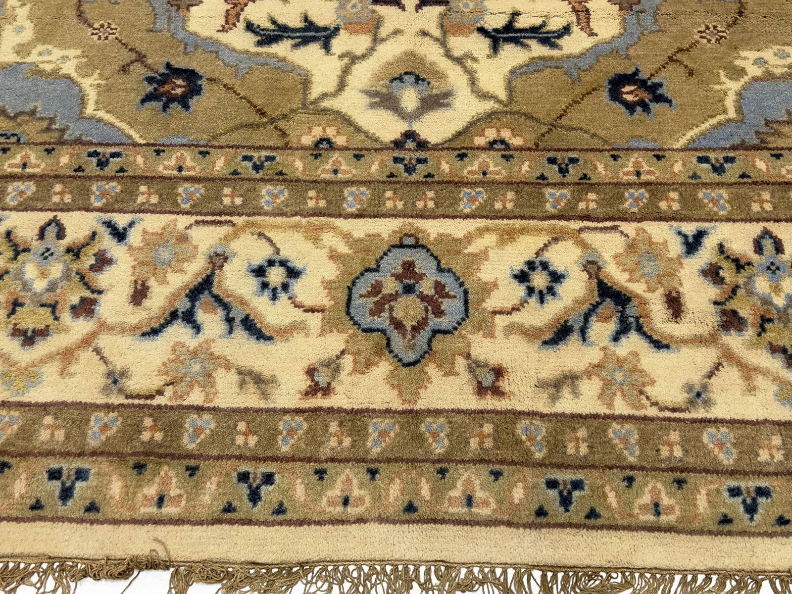 Fine Vintage Indo Kashan Rug 9'3" X 12'3" - 5