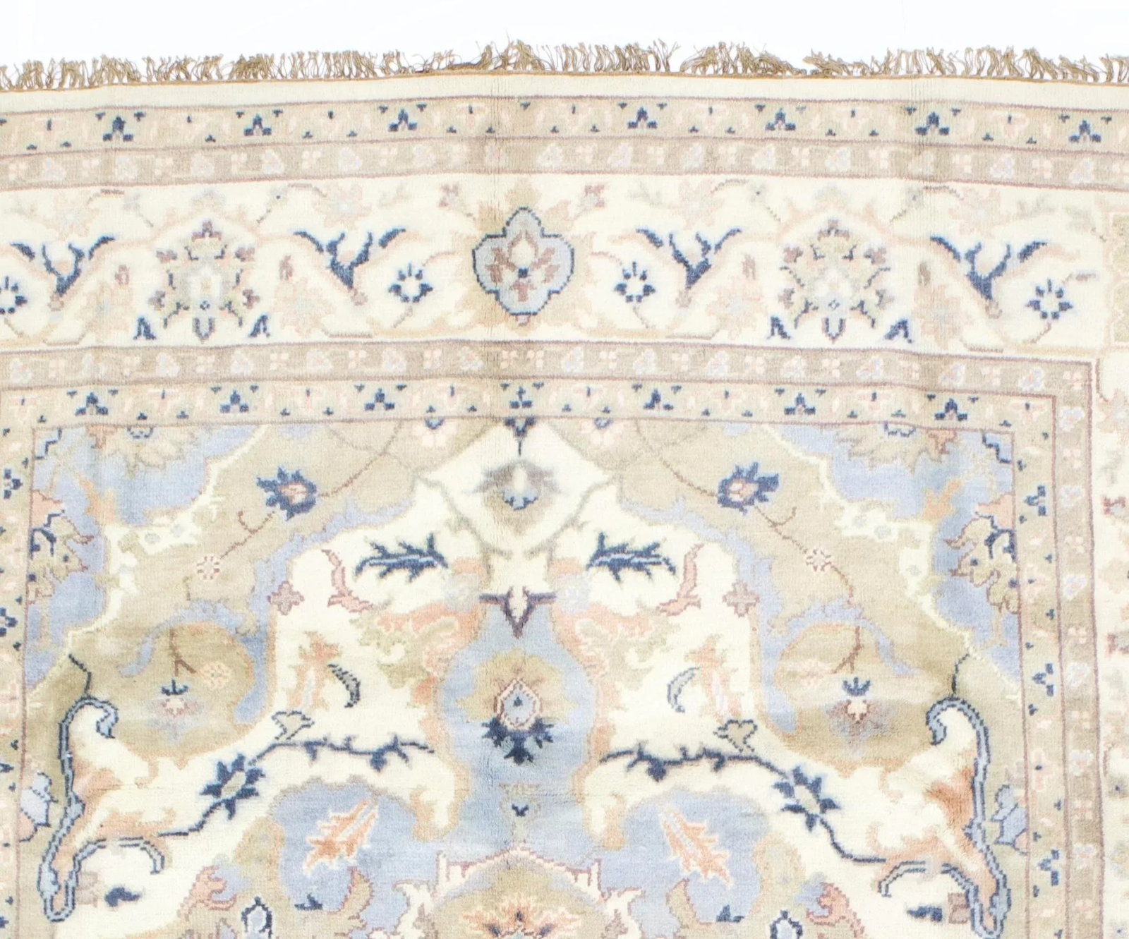 Fine Vintage Indo Kashan Rug 9'3" X 12'1" - 3