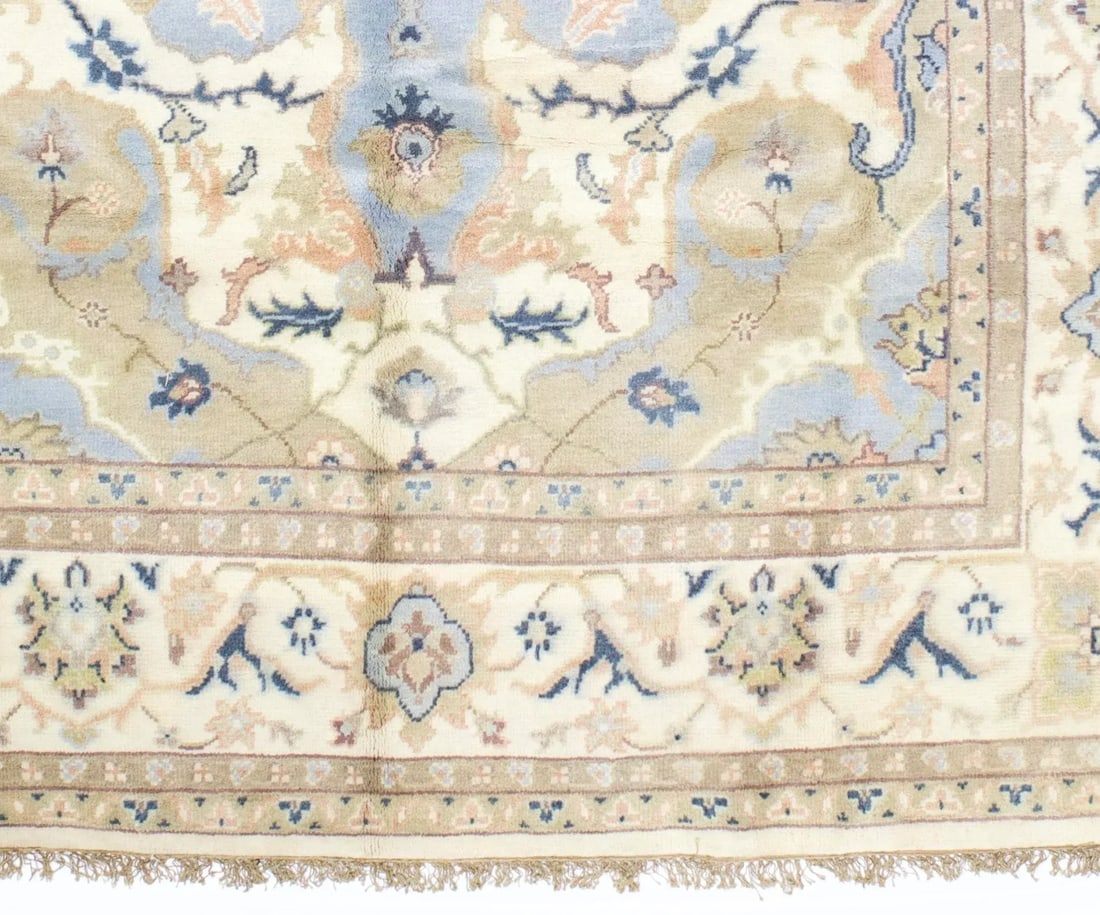 Fine Vintage Indo Kashan Rug 9'3" X 12'1" - 5