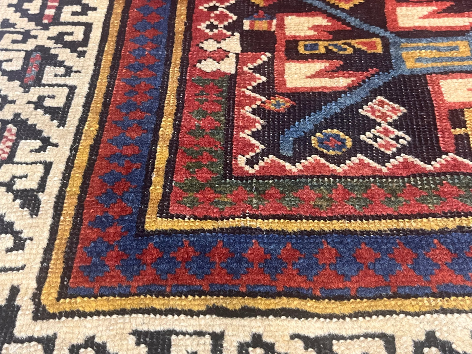 Fine Antique Zeyhur Sumak Rug 3'2" X 8'1" - 3