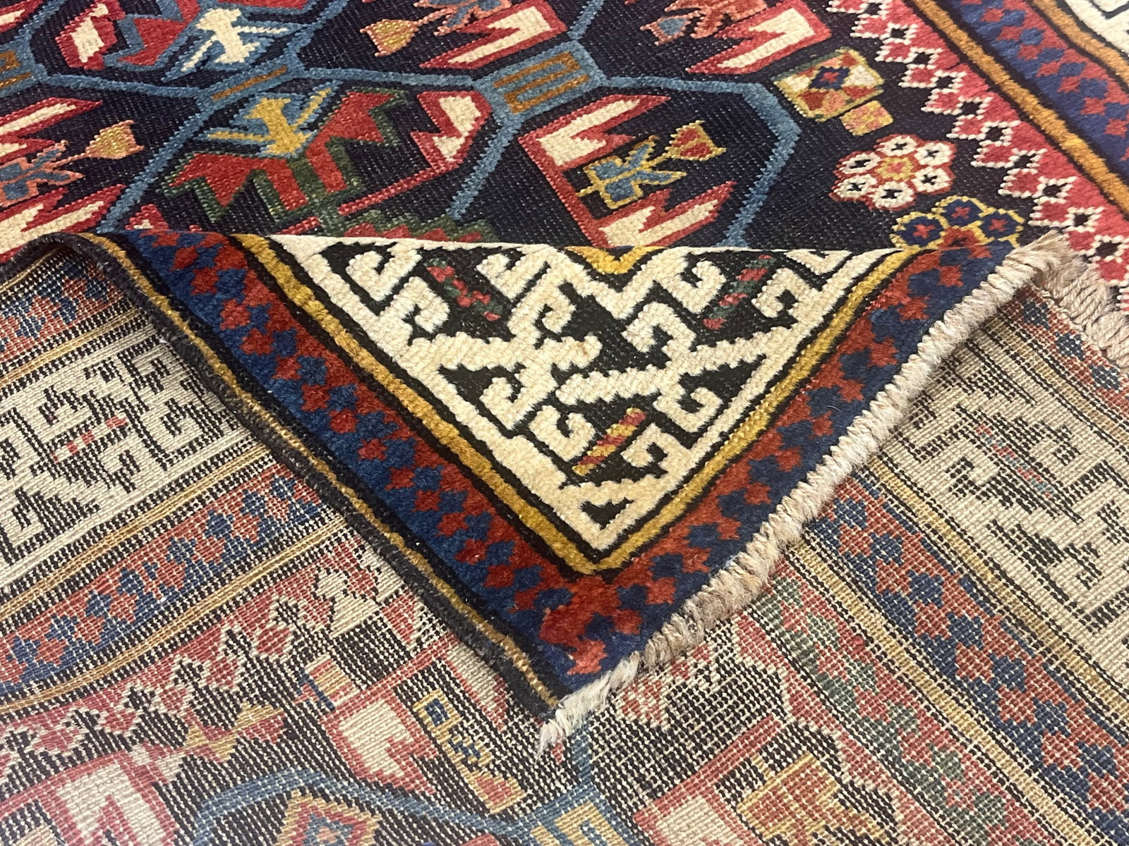 Fine Antique Zeyhur Sumak Rug 3'2" X 8'1" - 8