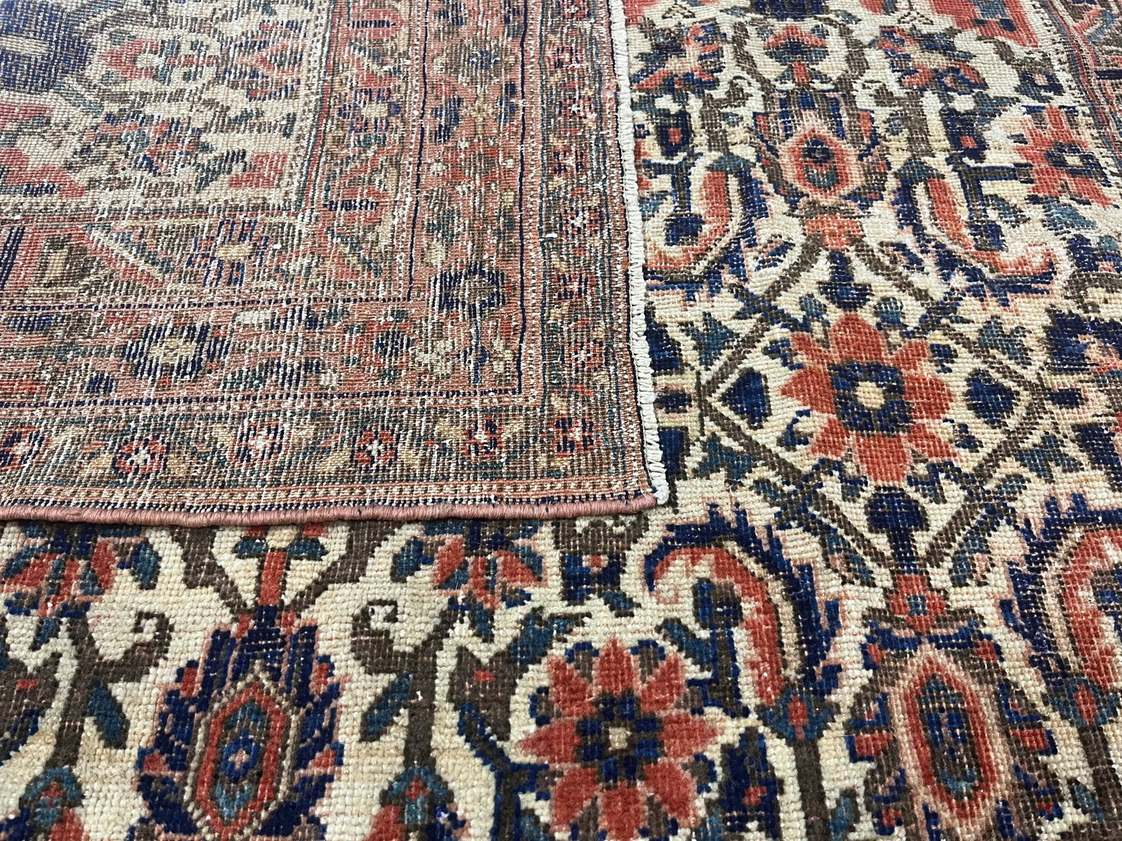 Antique Persian Afshar Rug 4'7" X 5'9" - 6