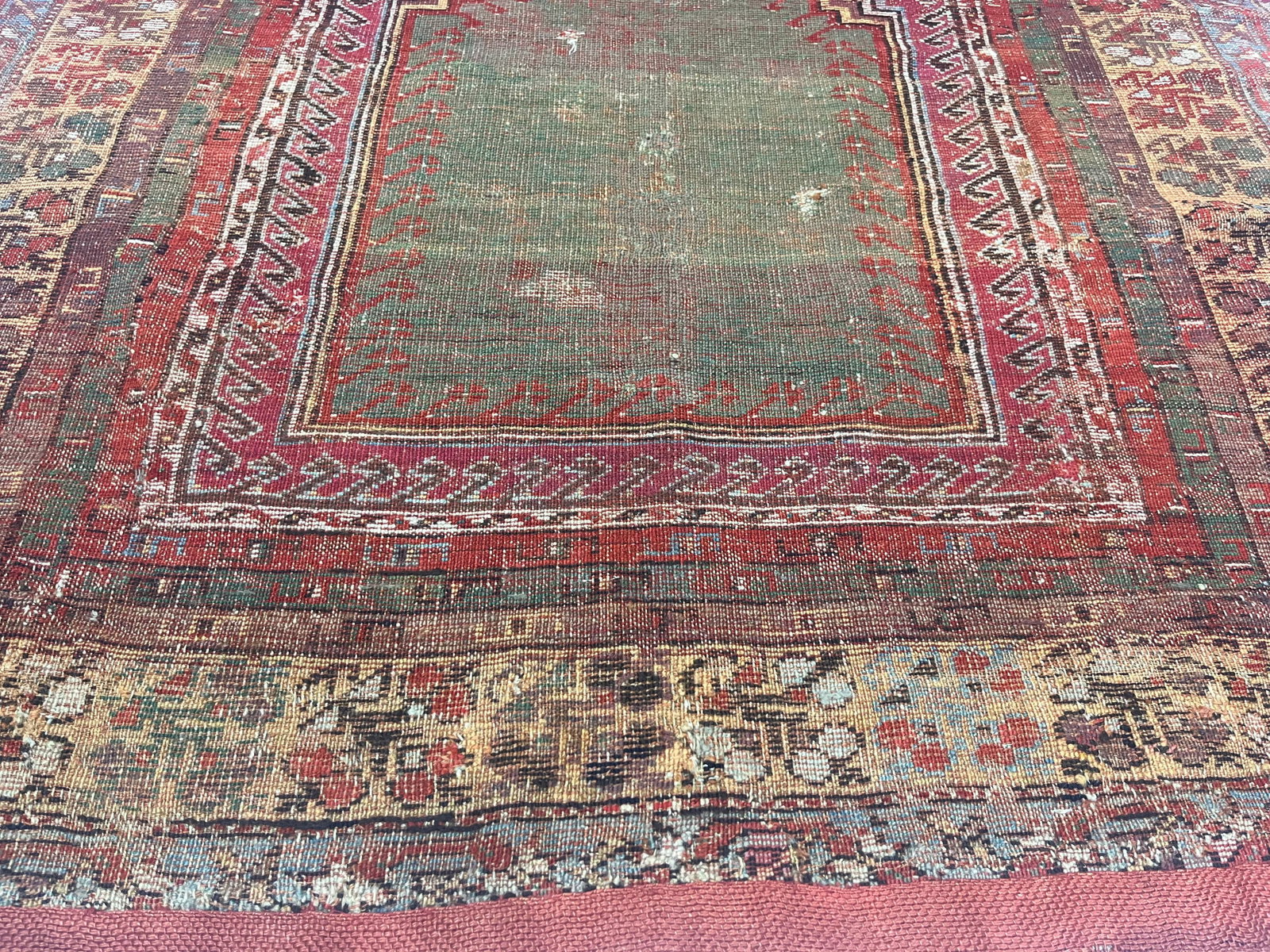 Antique Turkish Anatolian Rug 3'9" X 5'2" - 8