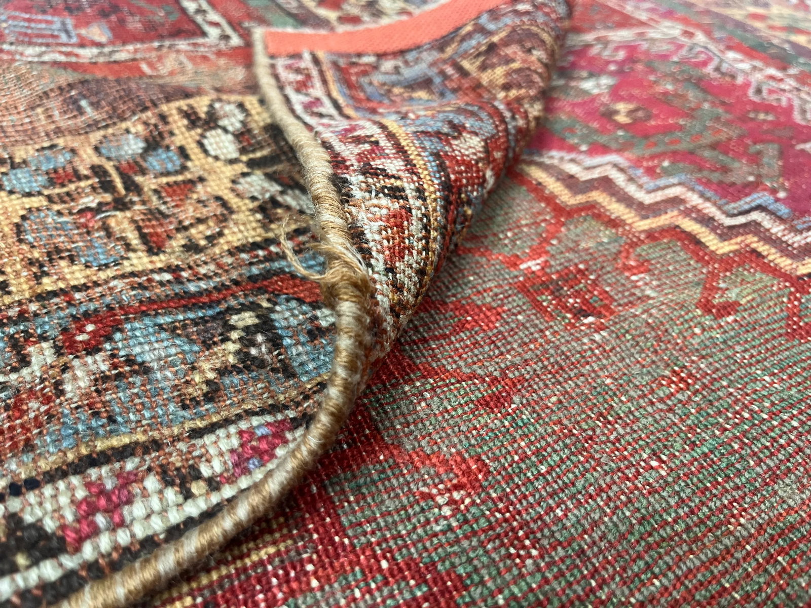 Antique Turkish Anatolian Rug 3'9" X 5'2" - 9