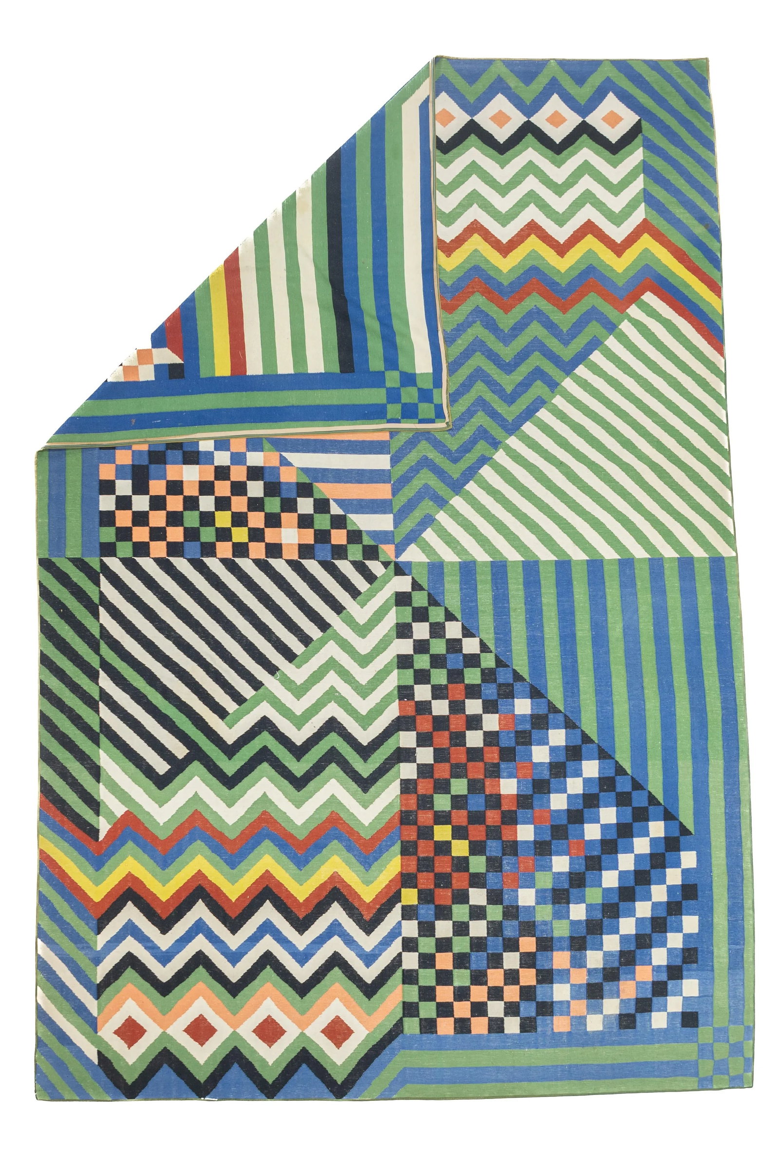 Fine Vintage Swedish Kilim Rug 10'10" X 16'6" - 2