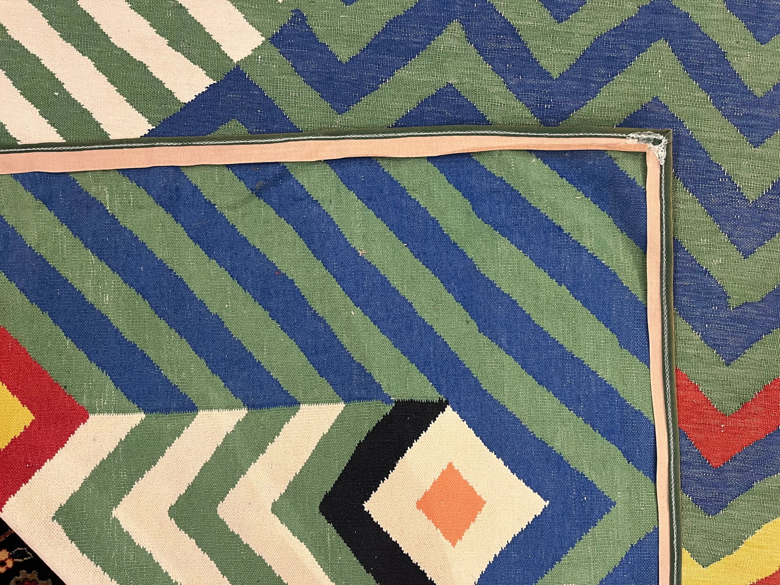 Fine Vintage Swedish Kilim Rug 10'10" X 16'6" - 5
