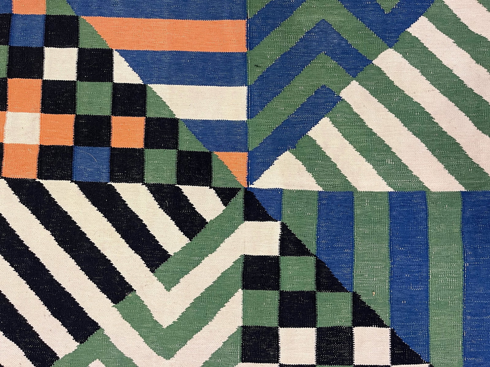 Fine Vintage Swedish Kilim Rug 10'10" X 16'6" - 7